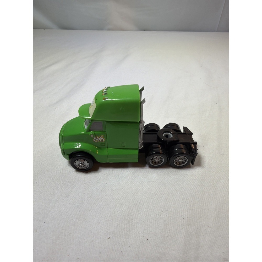 Disney Pixar Cars Chickhick's Green #86 Hauler (Truck Only) Used - Picture 2 of 6